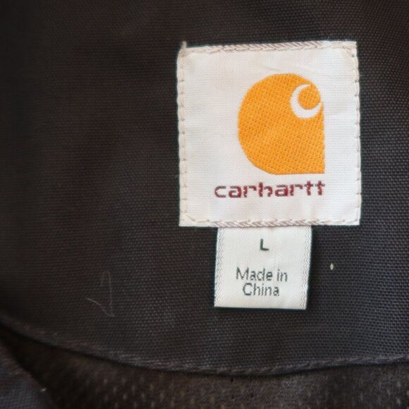 Carhartt Men's Blue Storm Defender Jacket Shoreline Waterproof Large heavy chore - Picture 6 of 9